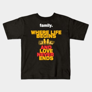 FAther (2) Family Kids T-Shirt